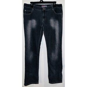 Riflessi Authentic Design Womens Denim Jeans Size 9/10 Dark Gray Straight Leg